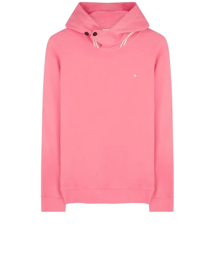 Stone Island Sweatshirts 60120 Hooded Sweatshirt In Pink 8211 Mens
