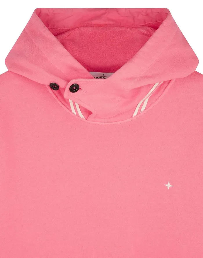 Stone Island Sweatshirts 60120 Hooded Sweatshirt In Pink 8211 Mens