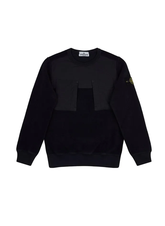 Stone Island Sweatshirts 60544 Sweatshirt In Marine Blue 8211 Junior