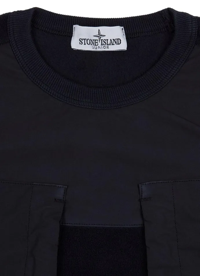 Stone Island Sweatshirts 60544 Sweatshirt In Marine Blue 8211 Junior