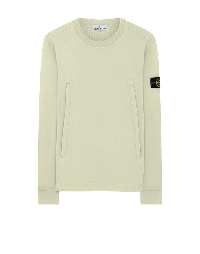 Stone Island Sweatshirts 60740 Sweatshirt In Butter 8211 Mens