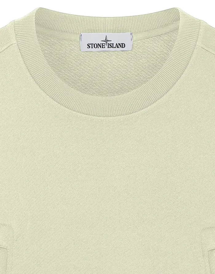 Stone Island Sweatshirts 60740 Sweatshirt In Butter 8211 Mens