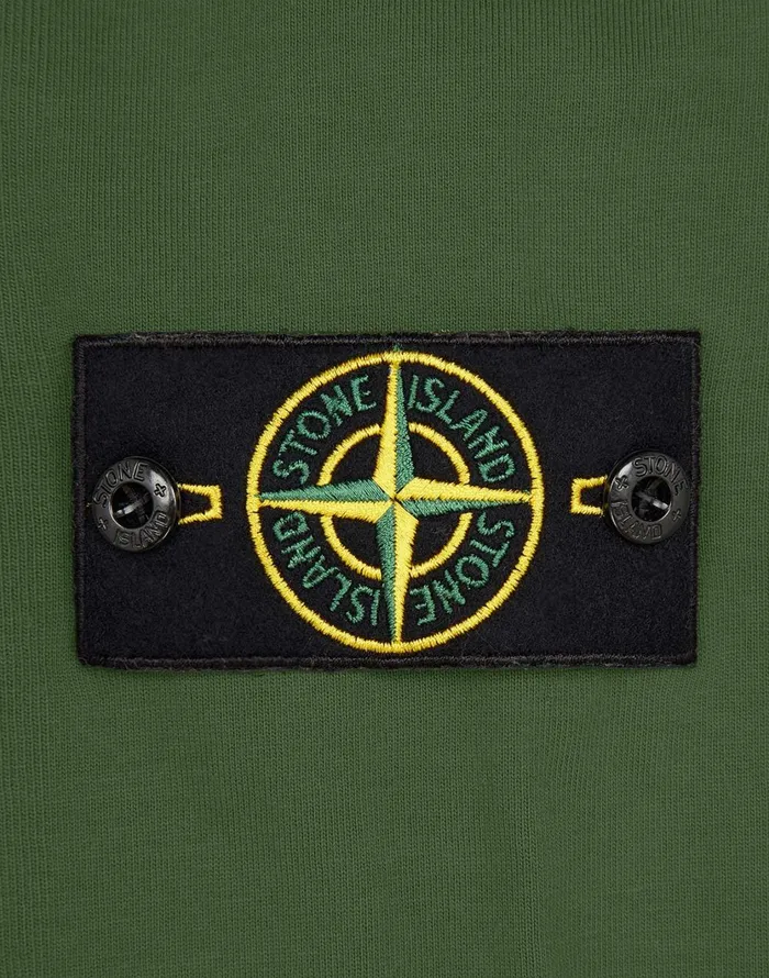 Stone Island Sweatshirts 61150 Hooded Full Zip Sweatshirt In Dark Forest 8211 Mens