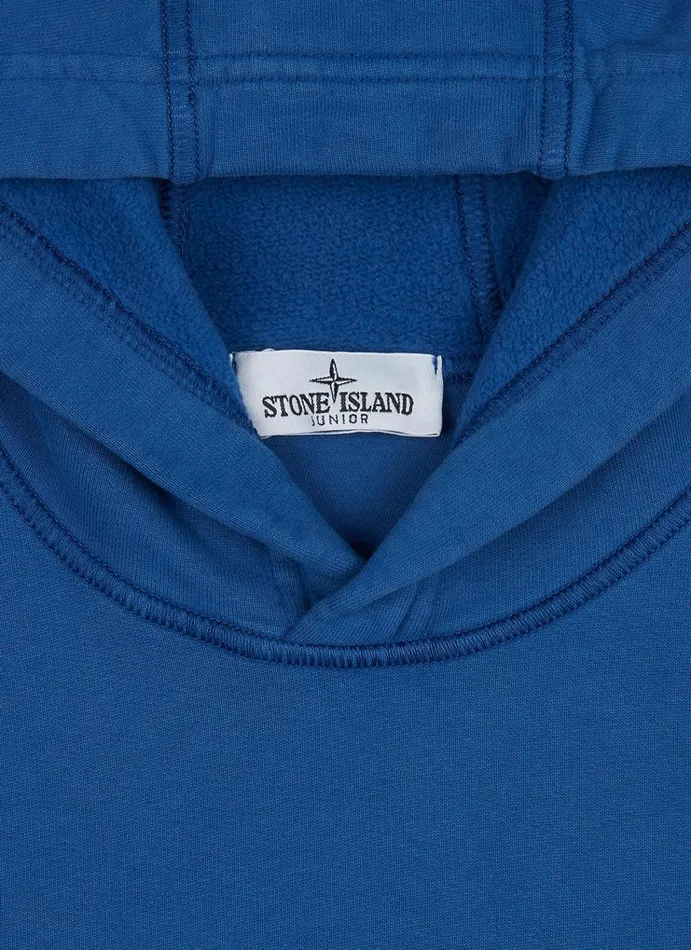 Stone Island Sweatshirts 61640 Hooded Sweatshirt In Periwinkle 8211 Junior
