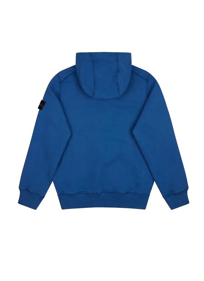 Stone Island Sweatshirts 61640 Hooded Sweatshirt In Periwinkle 8211 Junior