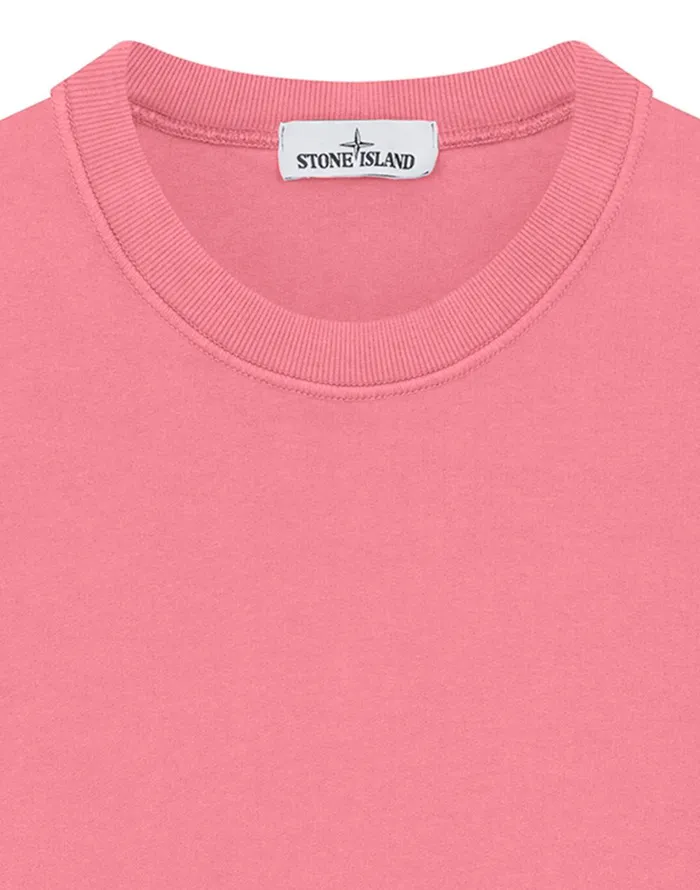 Stone Island Sweatshirts 63020 Sweatshirt In Pink 8211 Mens