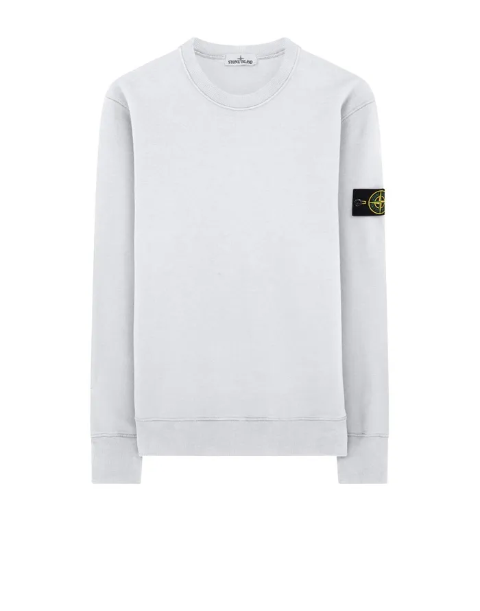 Stone Island Sweatshirts 63020 Sweatshirt In White 8211 Mens