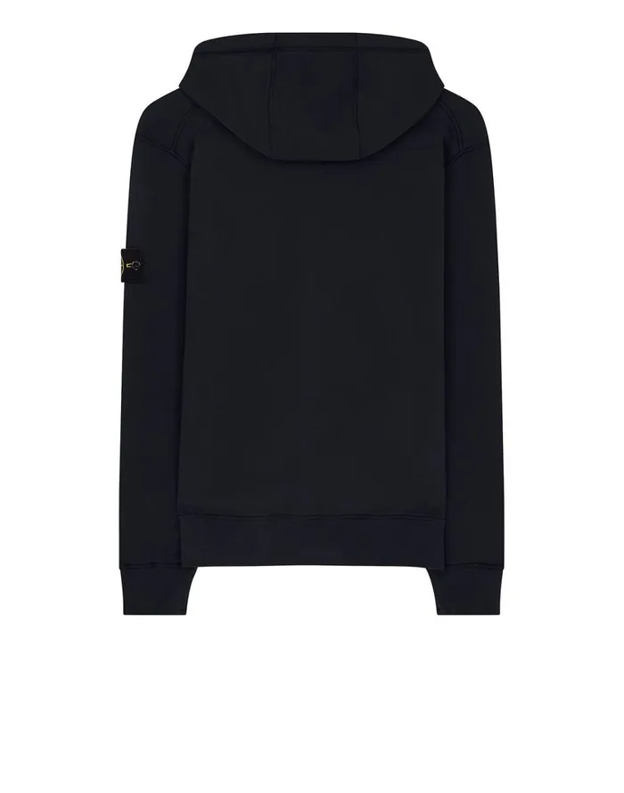 Stone Island Sweatshirts 64220 Hooded Full Zip Sweatshirt In Navy 8211 Mens