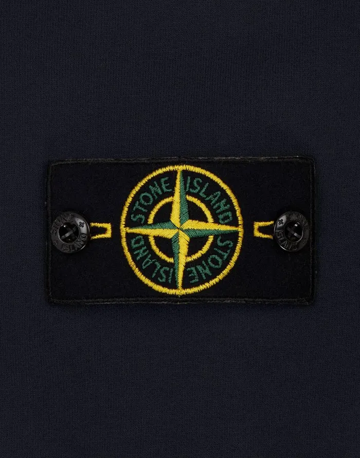 Stone Island Sweatshirts 64220 Hooded Full Zip Sweatshirt In Navy 8211 Mens