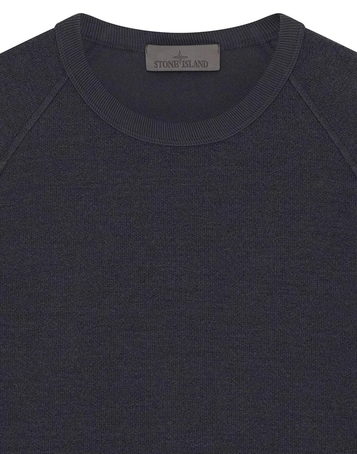 Stone Island Sweatshirts 654F5 Crewneck Sweatshirt In Navy 8211 Mens
