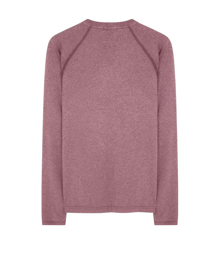 Stone Island TShirts 20393 Dust Colour LongSleeve TShirt In Fuchsia 8211 Mens