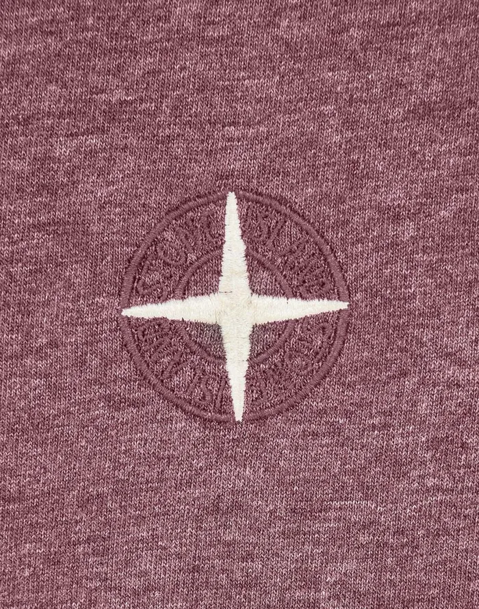 Stone Island TShirts 20393 Dust Colour LongSleeve TShirt In Fuchsia 8211 Mens