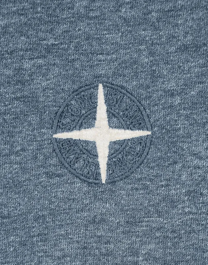 Stone Island TShirts 20393 Dust Colour LongSleeve TShirt In Periwinkle 8211 Mens