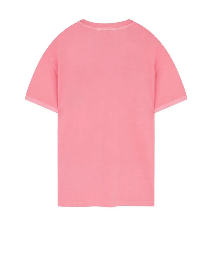 Stone Island TShirts 20467 Pigment Dye ShortSleeve TShirt In Pink 8211 Mens