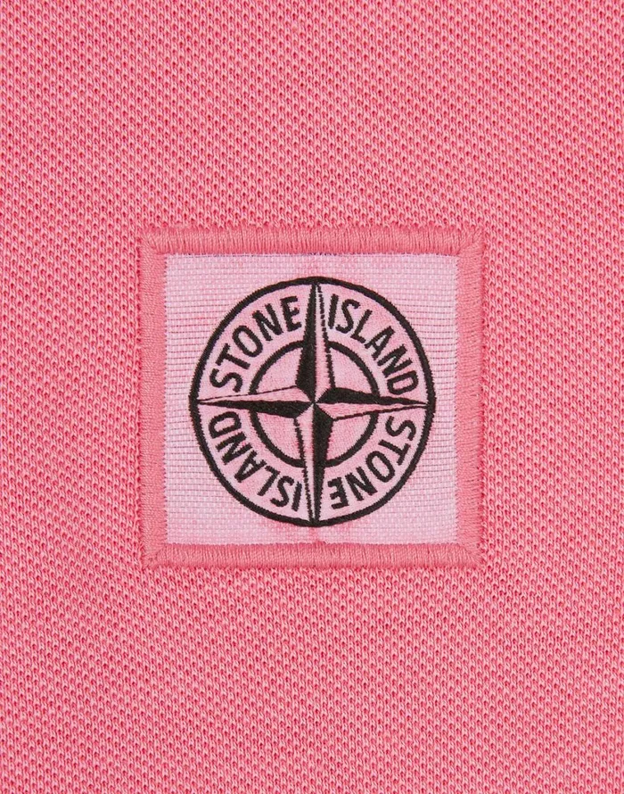 Stone Island TShirts 20467 Pigment Dye ShortSleeve TShirt In Pink 8211 Mens