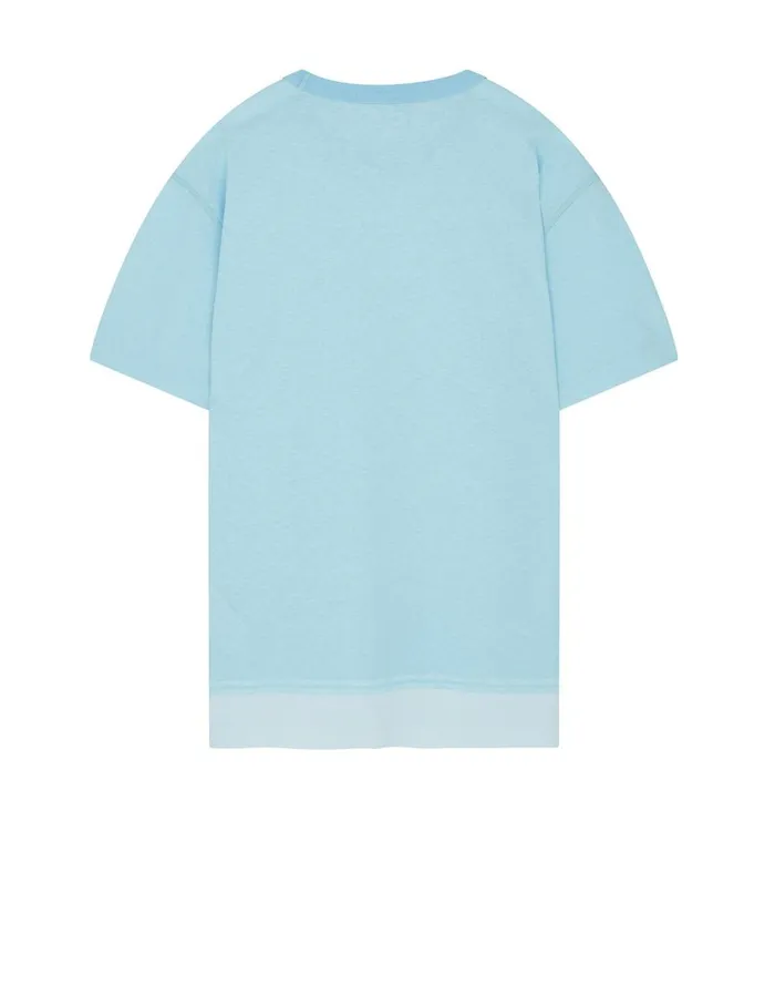 Stone Island TShirts 23341 ShortSleeve TShirt In Aqua 8211 Mens