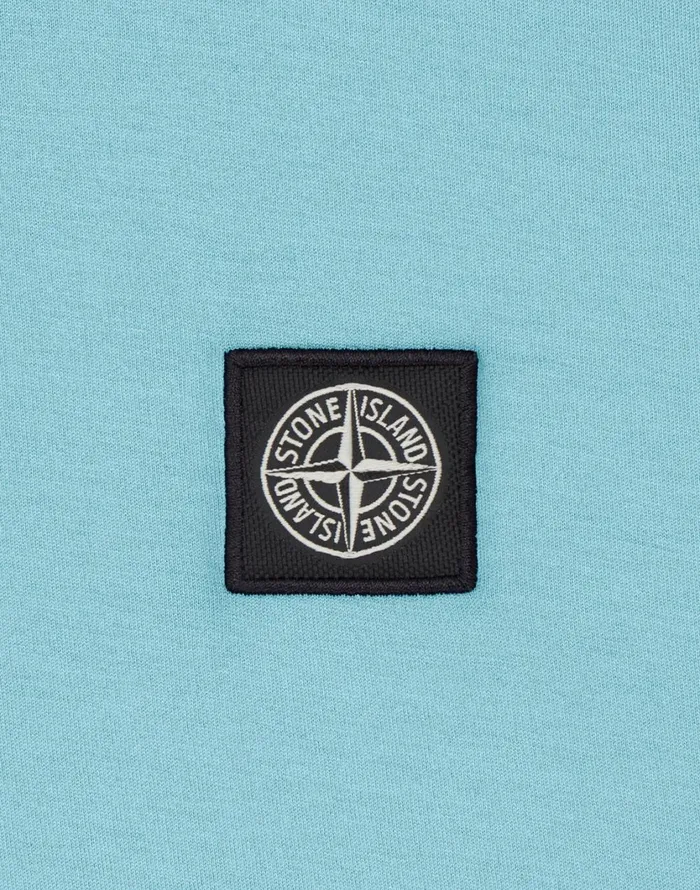 Stone Island TShirts 24113 Short Sleeve TShirt In Aqua 8211 Mens