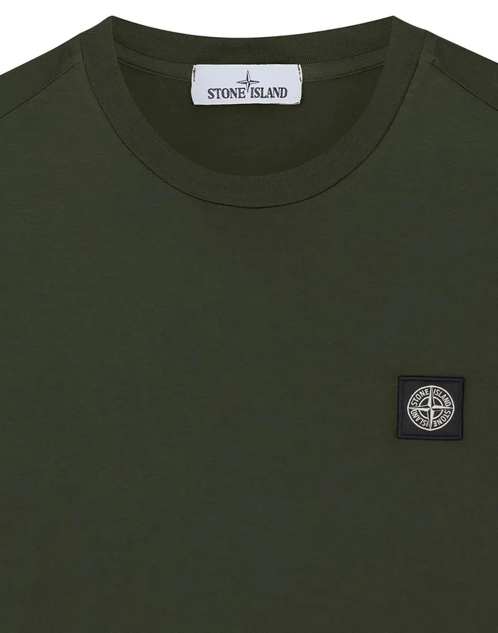 Stone Island TShirts 24113 ShortSleeve TShirt In Dark Forest 8211 Mens
