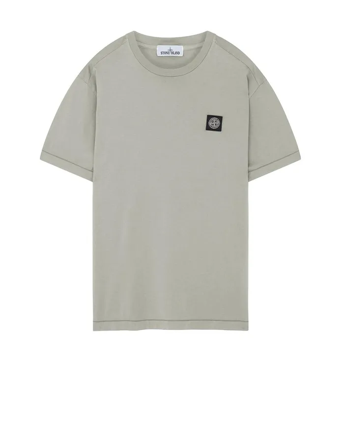 Stone Island TShirts 24113 Short Sleeve TShirt In Dove Grey 8211 Mens