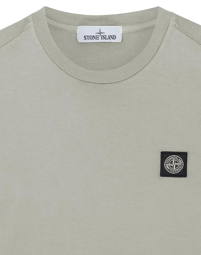 Stone Island TShirts 24113 Short Sleeve TShirt In Dove Grey 8211 Mens