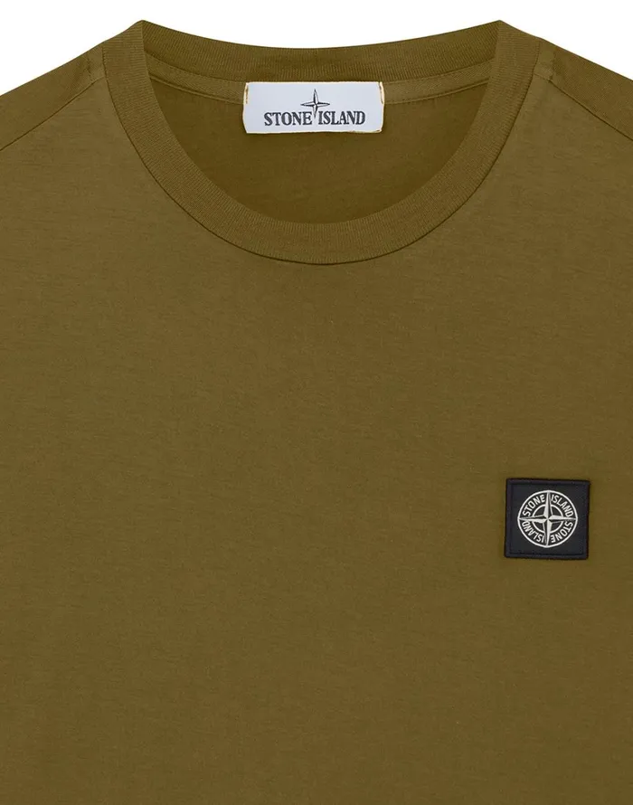 Stone Island TShirts 24113 Short Sleeve TShirt In Tobacco 8211 Mens