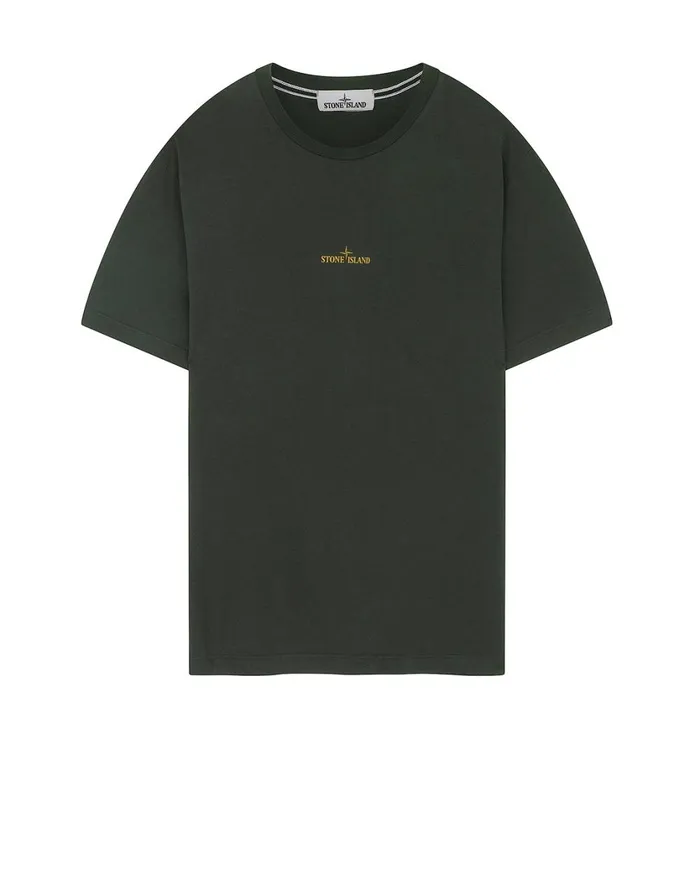 Stone Island TShirts 2Ns81 Paint Stroke 2 Short Sleeve TShirt In Dark Forest 8211 Mens Stone Island TShirts 2Ns81 Paint Stroke 2 Short Sleeve TShirt In Dark Forest 8211 Mens