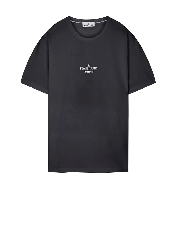 Stone Island TShirts 2Ns91 Short Sleeve TShirt In Black 8211 Mens