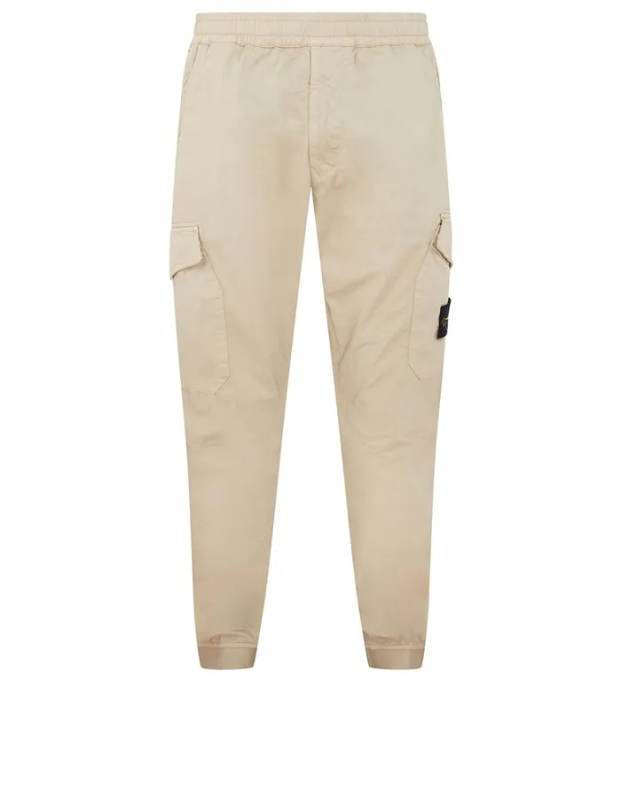 Stone Island Trousers 31414 Cargo Pants In Sand 8211 Mens