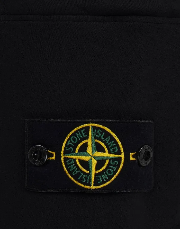 Stone Island Trousers 64520 Fleece Pants In Black 8211 Mens