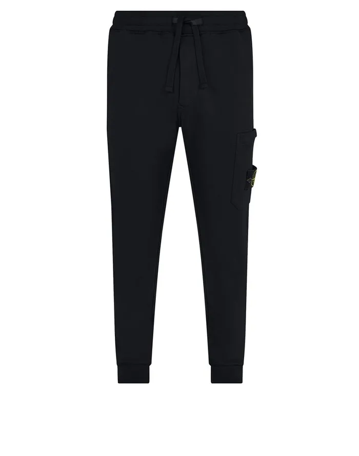 Stone Island Trousers 64520 Fleece Pants In Navy 8211 Mens