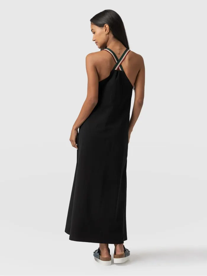 Sunset Dress Black 8211 Red Lurex Red Lurex Women Saint And Sofia Dresses