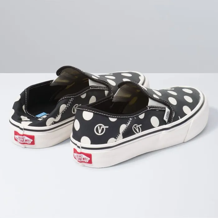 Surf Vibes Women Vans Polka VDot SlipOn SF Blackmarshmallow Surf Vibes Women Vans Polka VDot SlipOn SF Blackmarshmallow