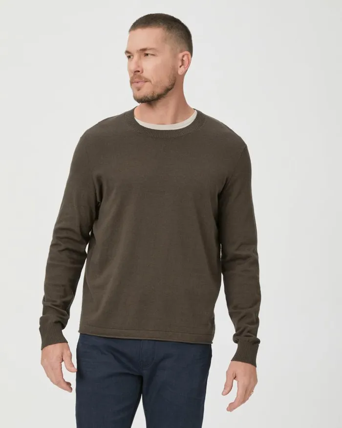 Sweaters and Sweatshirts Men PAIGE Champlin Sweater 8211 Black Olive
