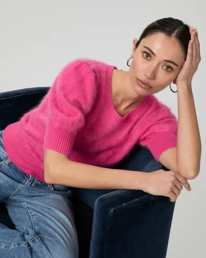 Sweaters and Sweatshirts Women PAIGE Gladiolus Sweater 8211 Cherries Jubilee Cashmere Sweaters and Sweatshirts Women PAIGE Gladiolus Sweater 8211 Cherries Jubilee Cashmere