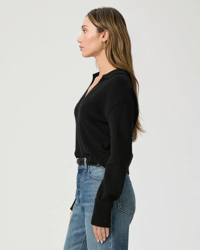 Sweaters and Sweatshirts Women PAIGE Maxie Sweater 8211 Black Cashmere