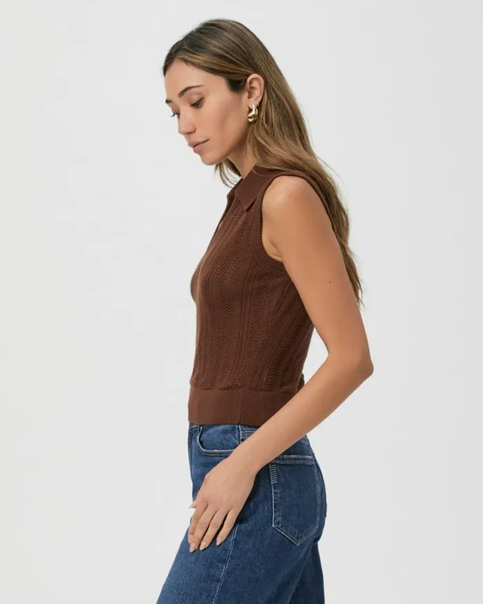 Sweaters and Sweatshirts Women PAIGE Rossana Sweater Tank 8211 Landslide