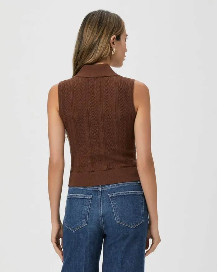 Sweaters and Sweatshirts Women PAIGE Rossana Sweater Tank 8211 Landslide