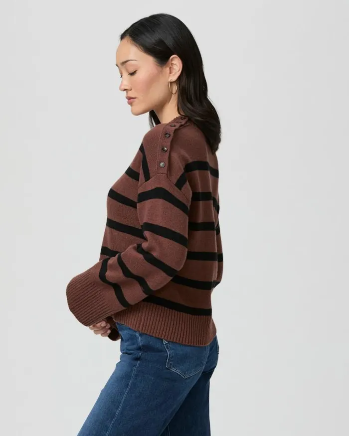 Sweaters and Sweatshirts Women PAIGE Zofia Sweater 8211 French Press Multi Wool