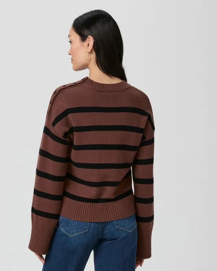 Sweaters and Sweatshirts Women PAIGE Zofia Sweater 8211 French Press Multi Wool