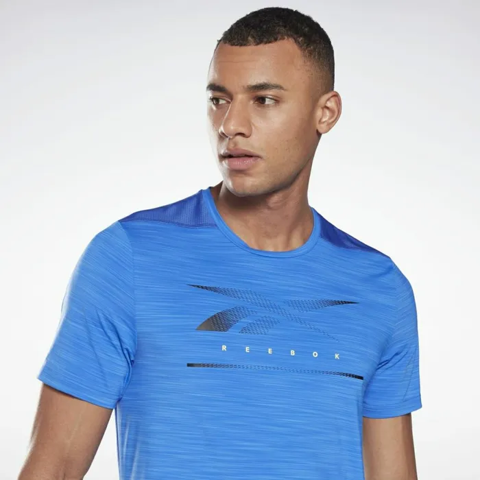 TShirts and Graphic Tees Mens Reebok Activchill Move TShirt Court Blue