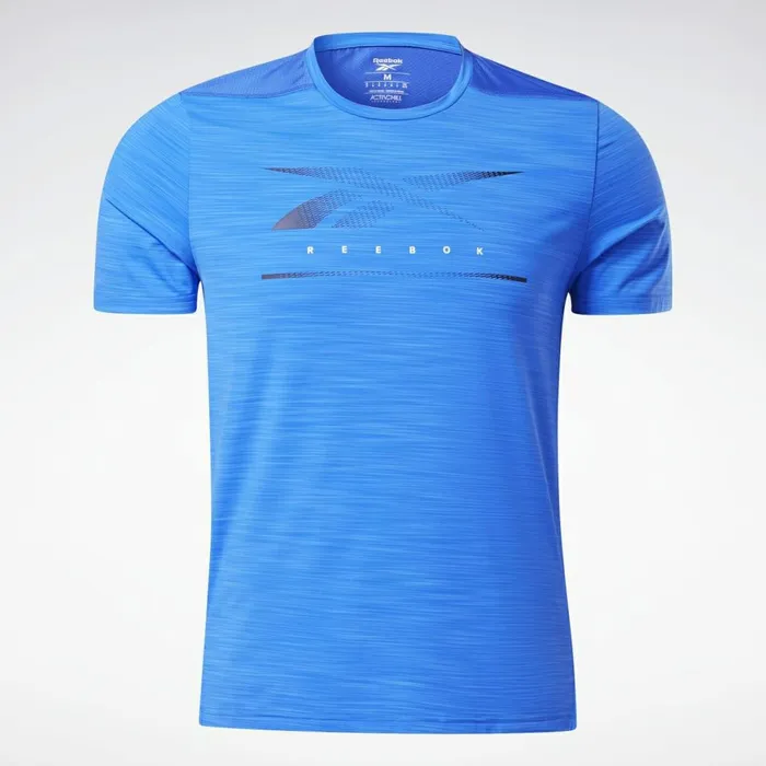 TShirts and Graphic Tees Mens Reebok Activchill Move TShirt Court Blue