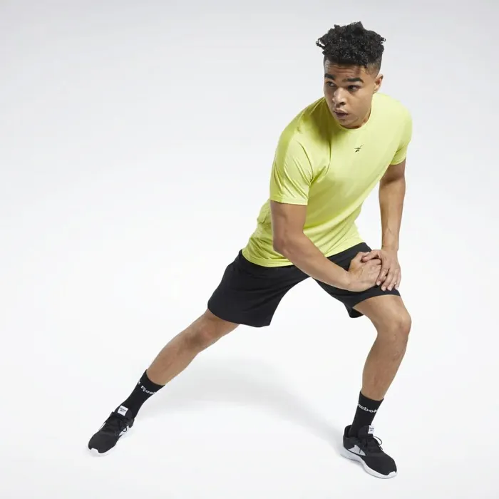 TShirts and Graphic Tees Mens Reebok ACTIVCHILL Move Tee Chartreuse