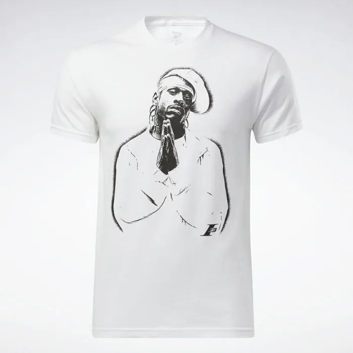 TShirts and Graphic Tees Mens Reebok Allen Iverson Icon Praying Hands TShirt Multi