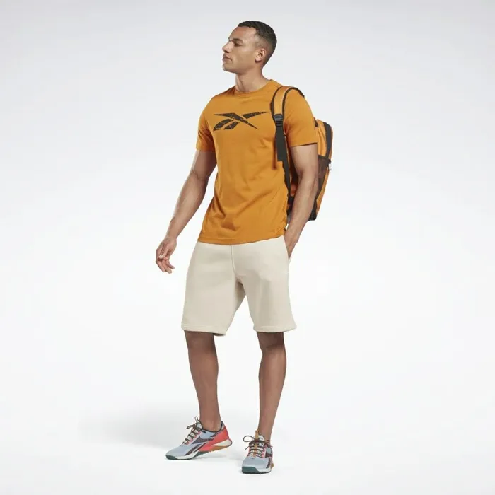 TShirts and Graphic Tees Mens Reebok Elevated Graphic TShirt Radiant Ochre