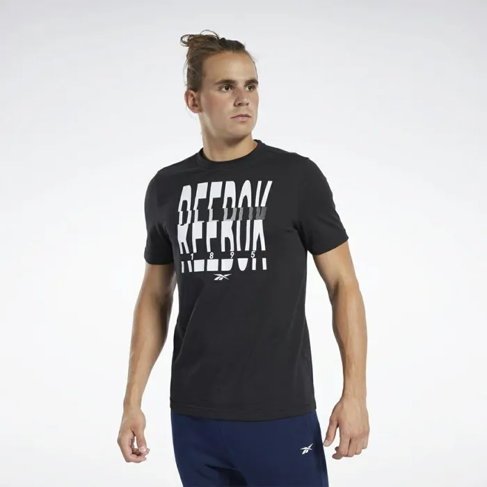 TShirts and Graphic Tees Mens Reebok Graphic Series 1895 Crew Tee Black