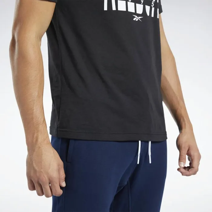 TShirts and Graphic Tees Mens Reebok Graphic Series 1895 Crew Tee Black