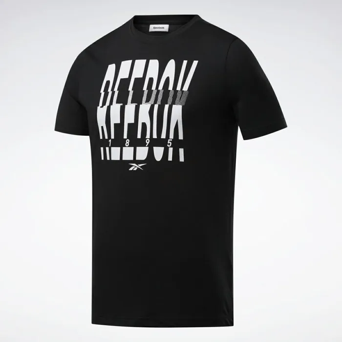 TShirts and Graphic Tees Mens Reebok Graphic Series 1895 Crew Tee Black