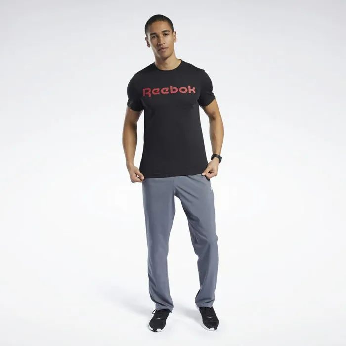 TShirts and Graphic Tees Mens Reebok Graphic Series Linear Logo Tee Black