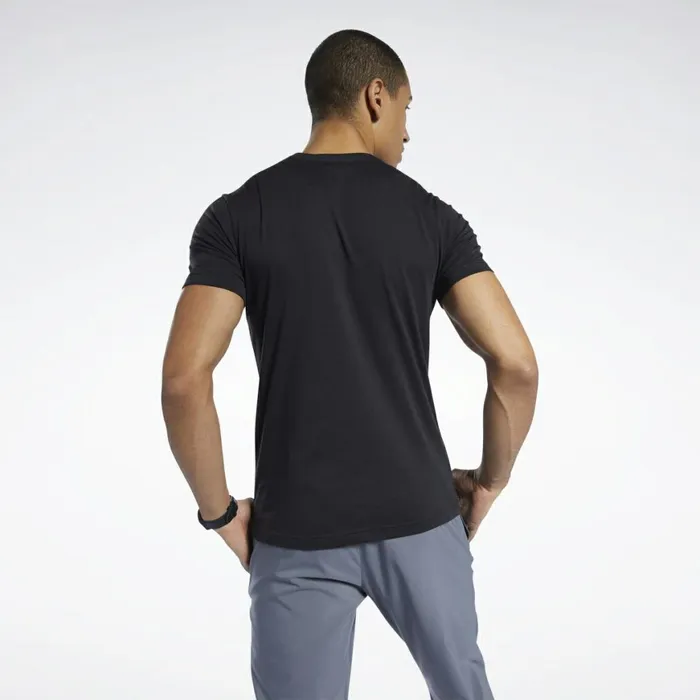 TShirts and Graphic Tees Mens Reebok Graphic Series Linear Logo Tee Black