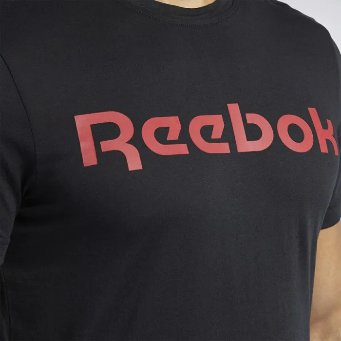 TShirts and Graphic Tees Mens Reebok Graphic Series Linear Logo Tee Black